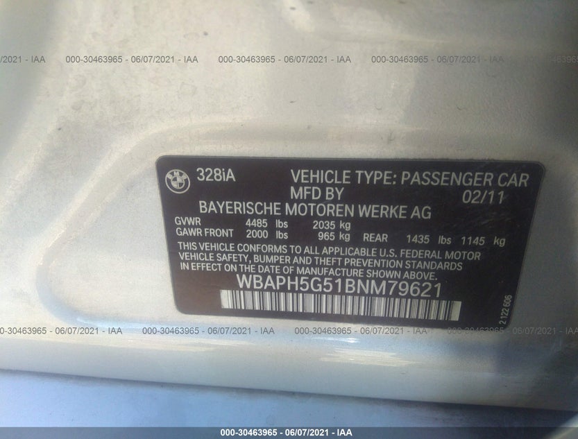 WBAPH5G51BNM79621