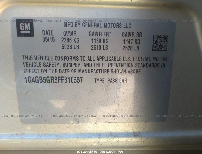 1G4GB5GR3FF310557
