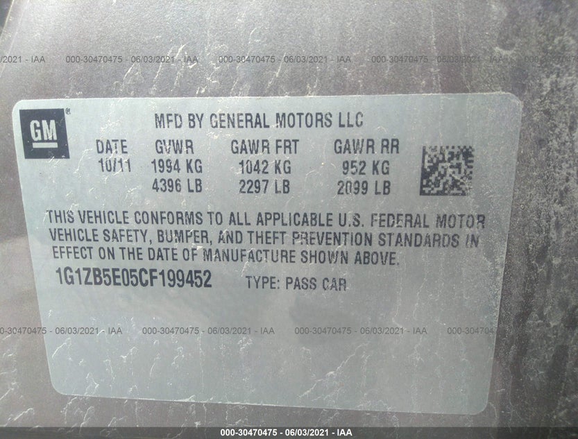 1G1ZB5E05CF199452