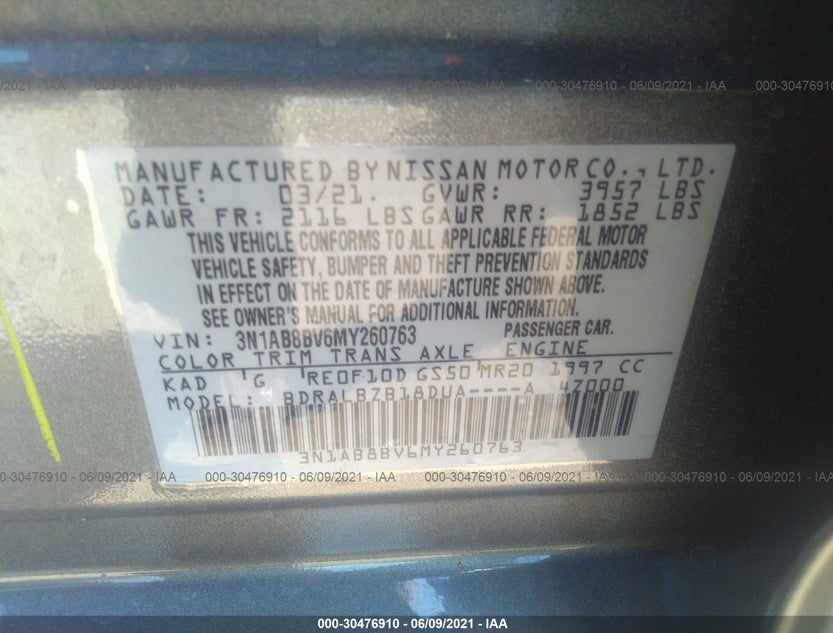 3N1AB8BV6MY260763