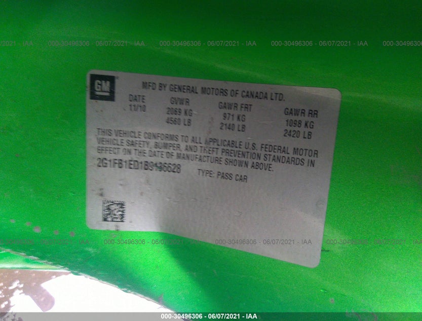 2G1FB1ED1B9136628