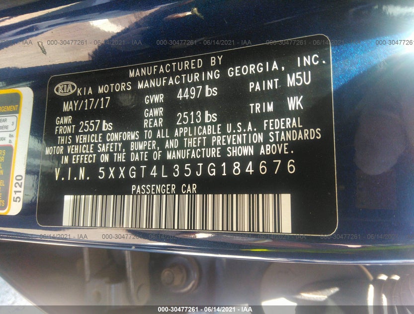 5XXGT4L35JG184676