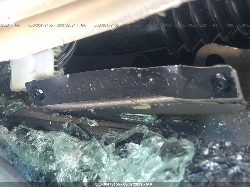 2003 Toyota Corolla Le VIN: 1NXBR38E93Z123174 Lot: 30479155