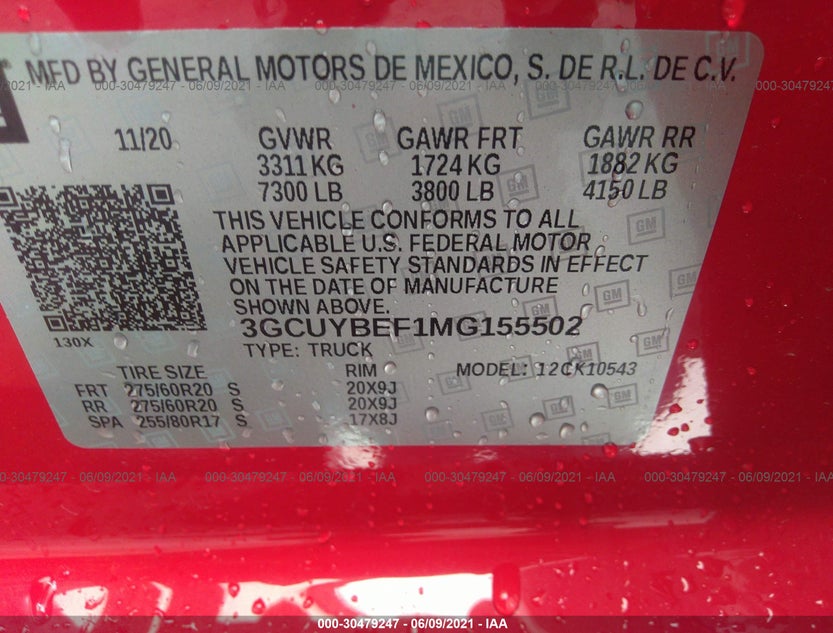 3GCUYBEF1MG155502