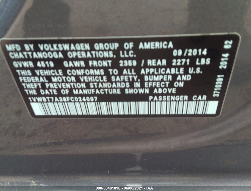 1VWBT7A38FC024097