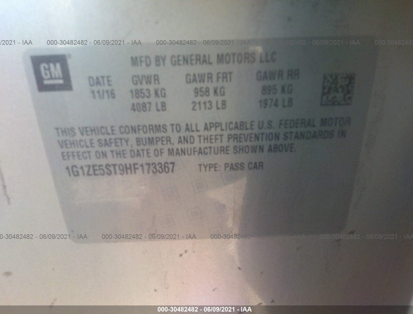 1G1ZE5ST9HF173367
