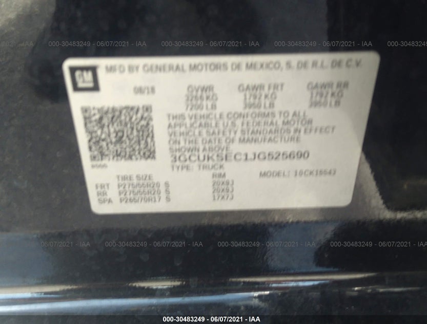 3GCUKSEC1JG525690