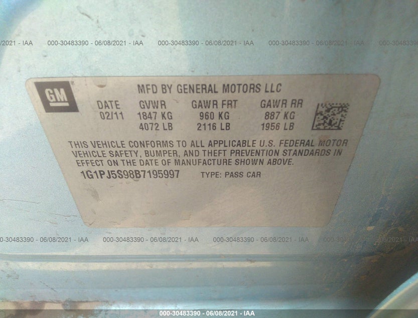 1G1PJ5S98B7195997