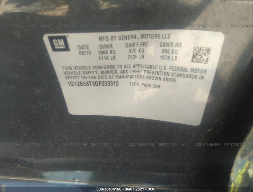 1G1ZE5ST3GF290313