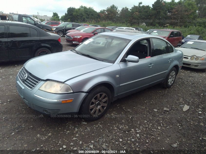 2002 Volkswagen Passat Gls VIN: WVWPD63B02P033352 Lot: 30506609