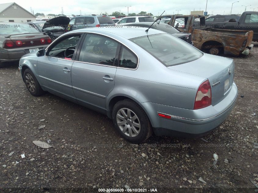 2002 Volkswagen Passat Gls VIN: WVWPD63B02P033352 Lot: 30506609