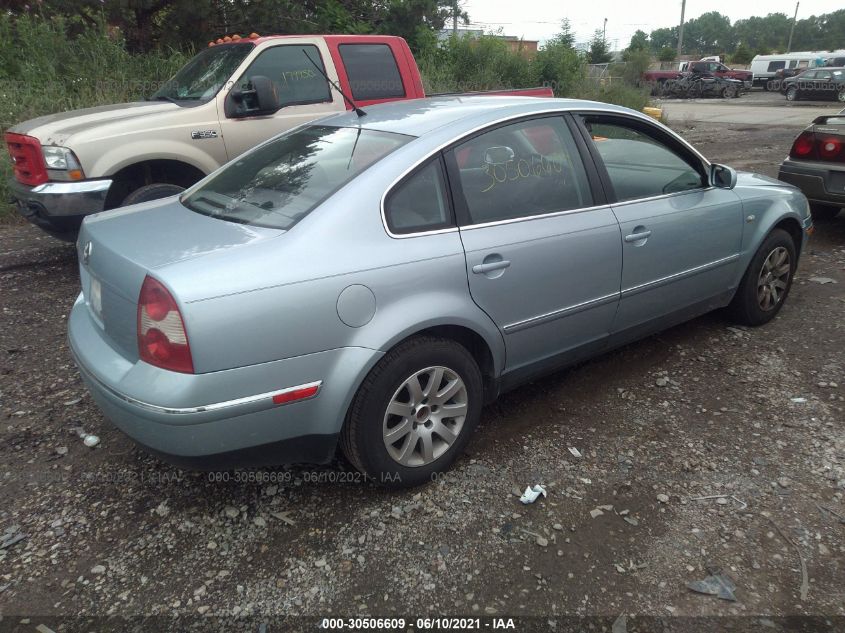 2002 Volkswagen Passat Gls VIN: WVWPD63B02P033352 Lot: 30506609