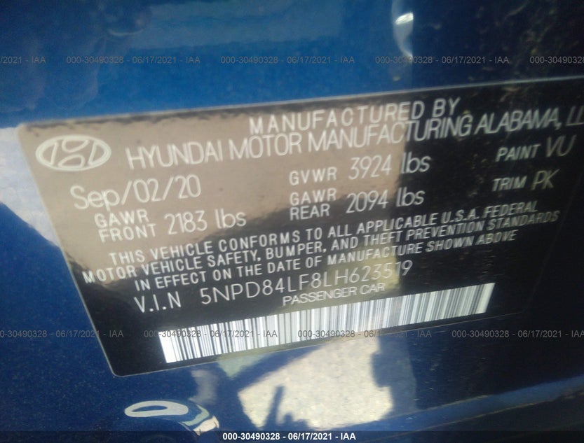 5NPD84LF8LH623519