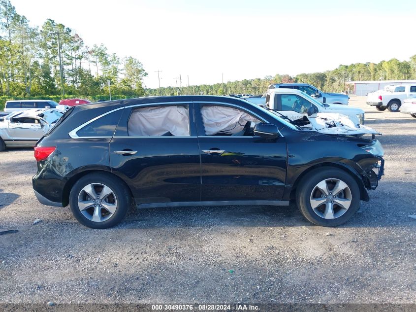 2016 Acura Mdx 3.5L (A9)/W/Acurawatch Plus VIN: 5FRYD4H29GB002151 Lot: 30490376