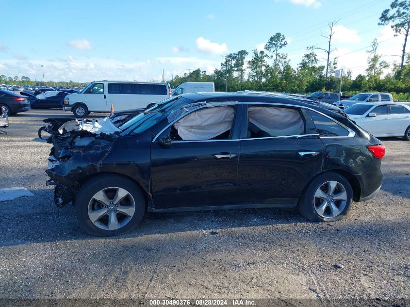 2016 Acura Mdx 3.5L (A9)/W/Acurawatch Plus VIN: 5FRYD4H29GB002151 Lot: 30490376