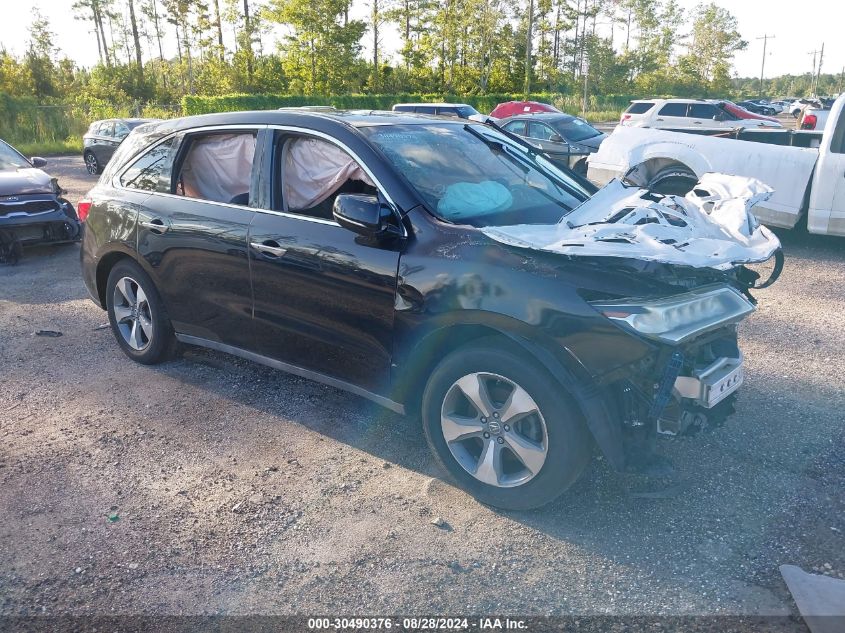 2016 Acura Mdx 3.5L (A9)/W/Acurawatch Plus VIN: 5FRYD4H29GB002151 Lot: 30490376