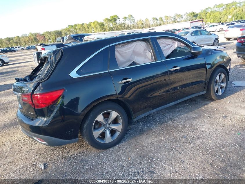 2016 Acura Mdx 3.5L (A9)/W/Acurawatch Plus VIN: 5FRYD4H29GB002151 Lot: 30490376