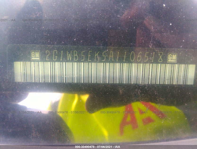 2G1WB5EK5A1106518