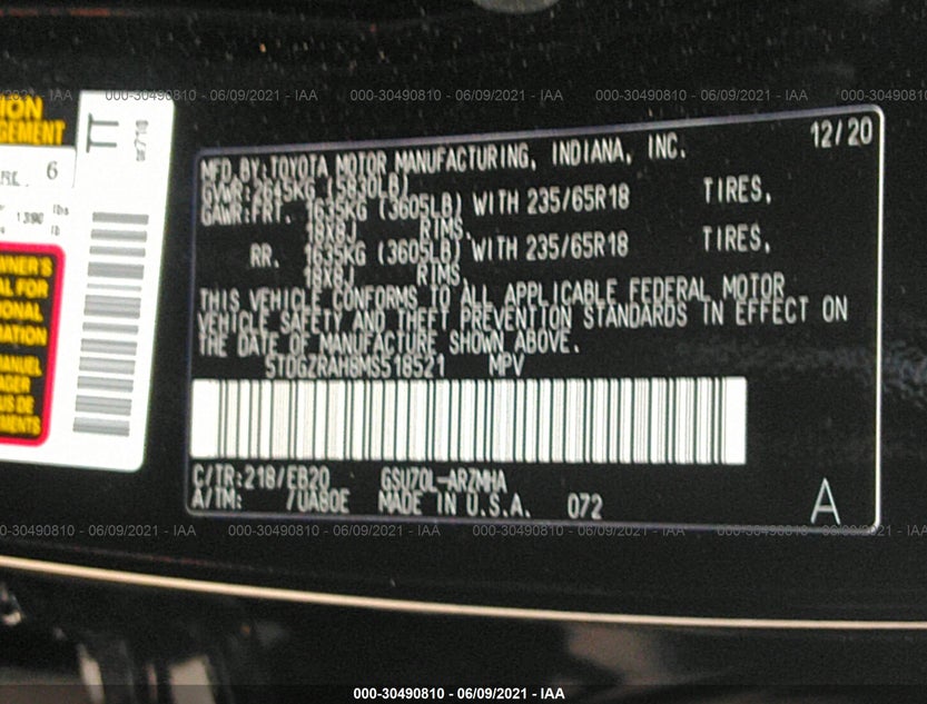 5TDGZRAH8MS518521