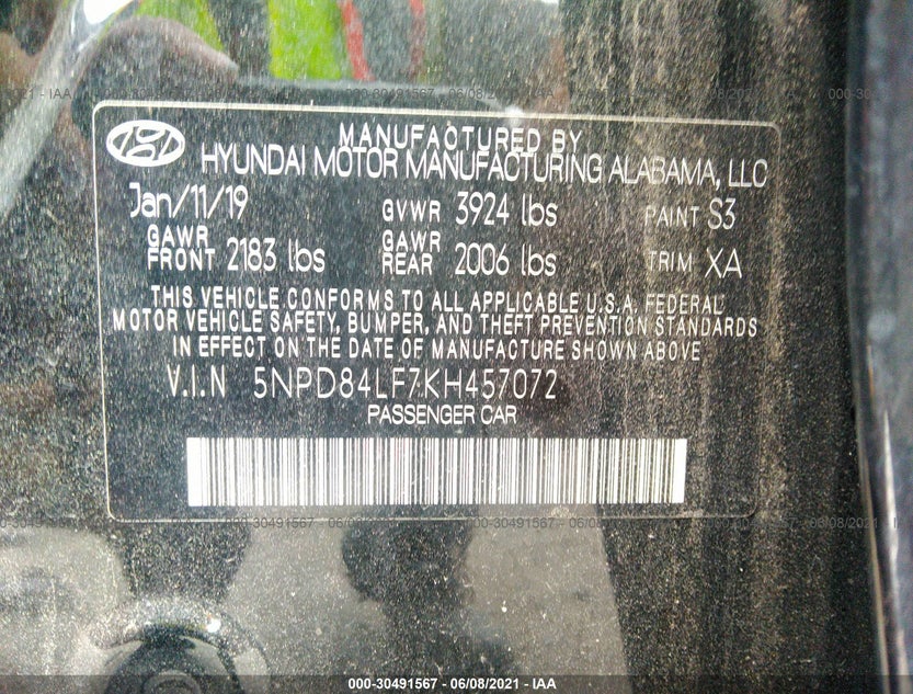 5NPD84LF7KH457072