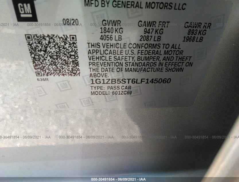 1G1ZB5ST6LF145060