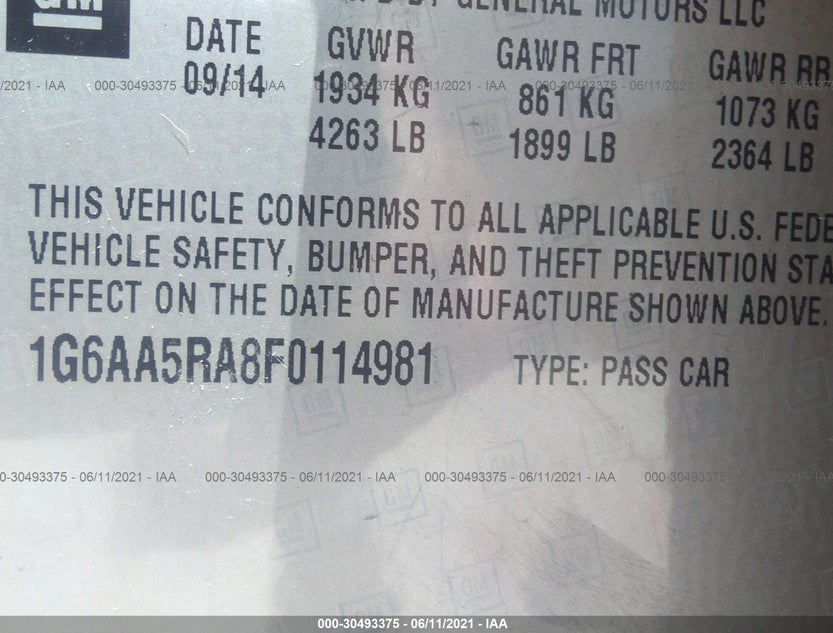 1G6AA5RA8F0114981
