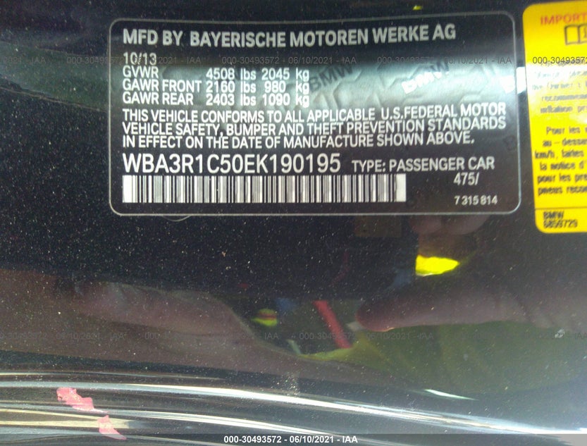 WBA3R1C50EK190195