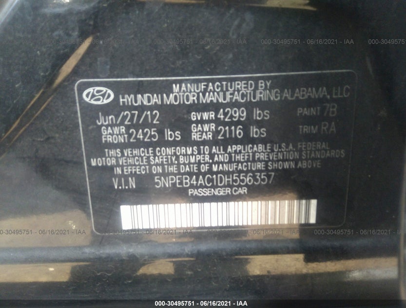 5NPEB4AC1DH556357