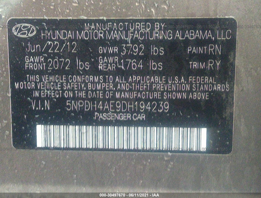 5NPDH4AE9DH194239