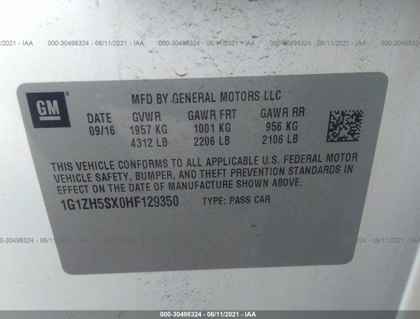 1G1ZH5SX0HF129350