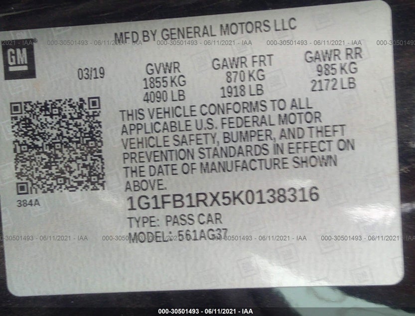 1G1FB1RX5K0138316