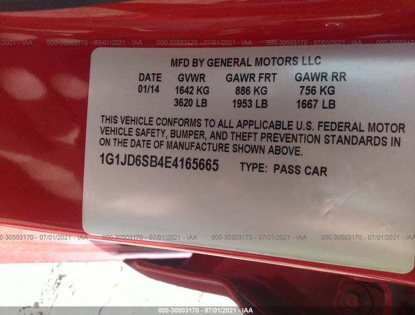 1G1JD6SB4E4165665