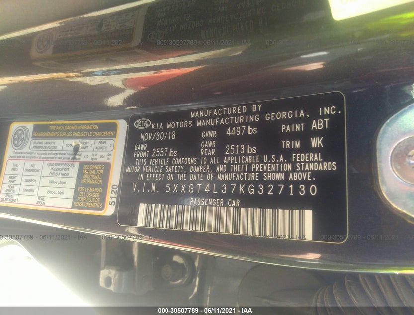 5XXGT4L37KG327130