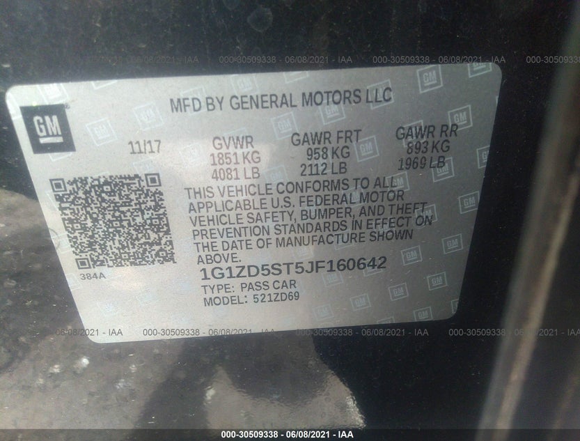 1G1ZD5ST5JF160642