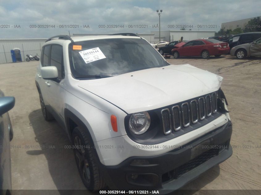 2018 Jeep Renegade Latitude Fwd VIN: ZACCJABB6JPH81472 Lot: 30529144