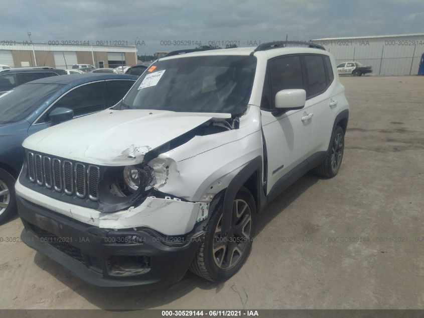 2018 Jeep Renegade Latitude Fwd VIN: ZACCJABB6JPH81472 Lot: 30529144