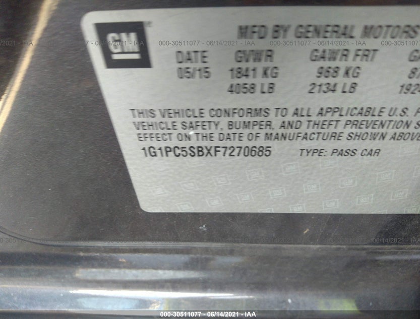 1G1PC5SBXF7270685