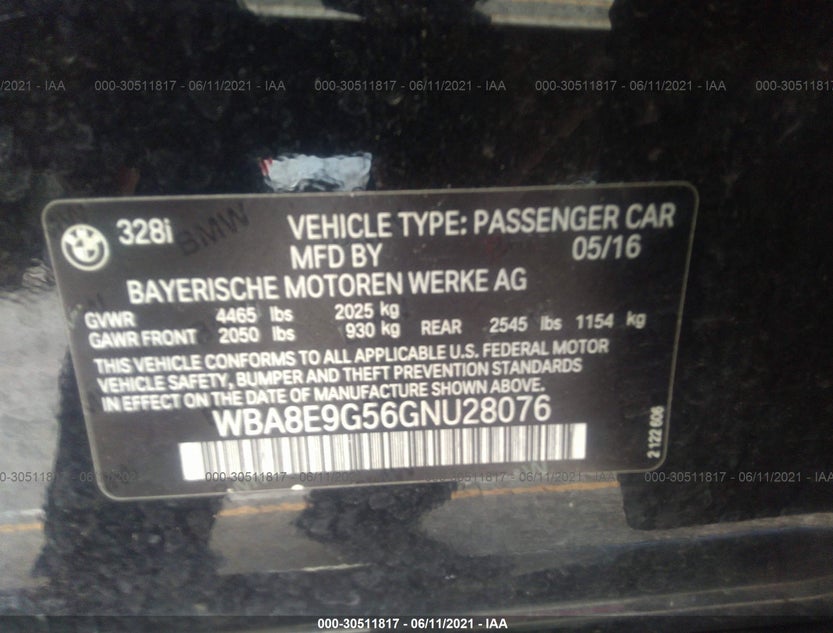 WBA8E9G56GNU28076