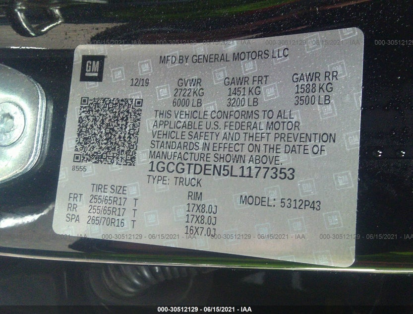 1GCGTDEN5L1177353