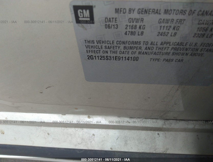2G1125S31E9114100