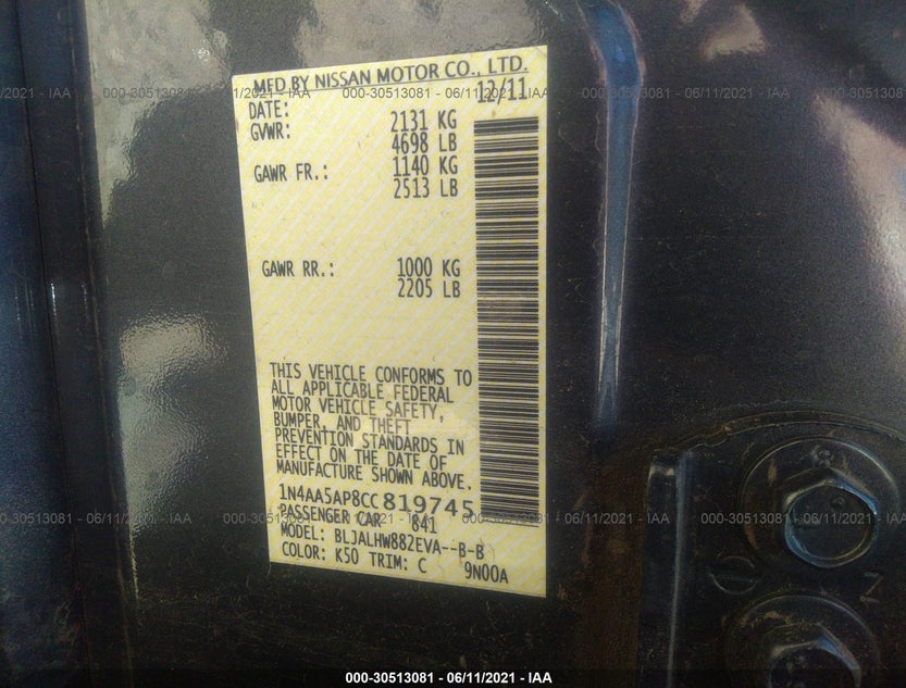 1N4AA5AP8CC819745