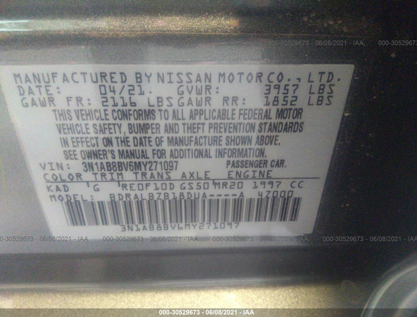 3N1AB8BV6MY271097