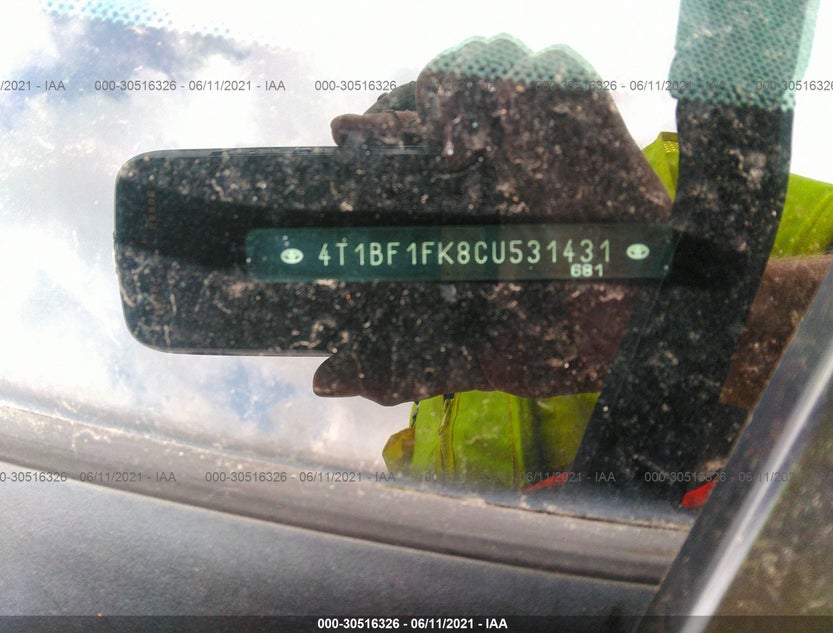 4T1BF1FK8CU531431