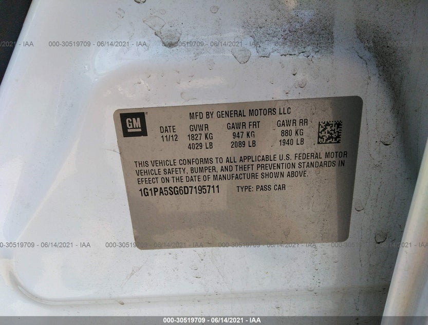 1G1PA5SG6D7195711