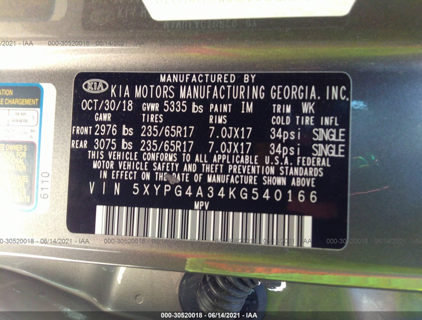 5XYPG4A34KG540166