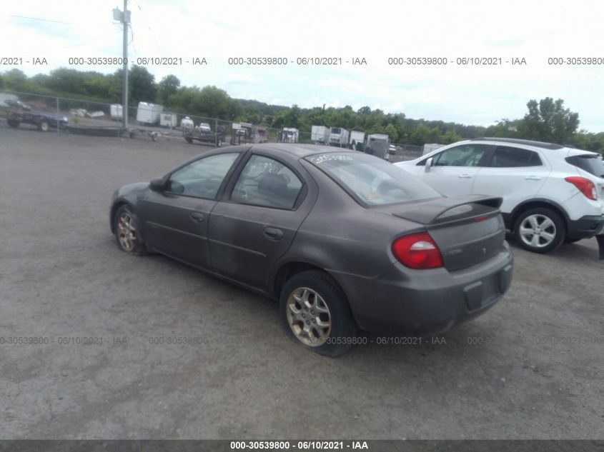 2003 Dodge Neon Sxt VIN: 1B3ES56C03D140062 Lot: 30539800