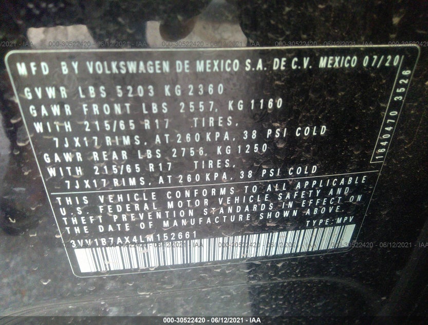 3VV1B7AX4LM152661