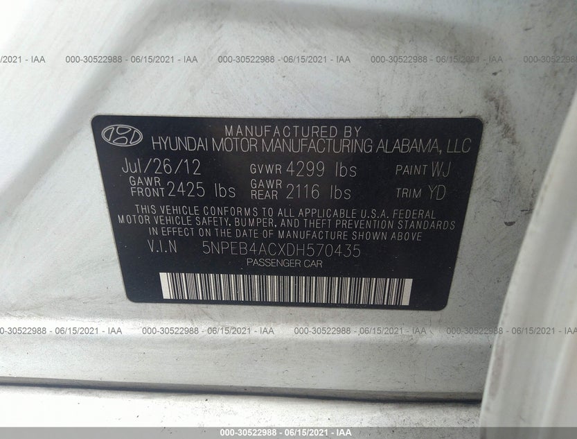 5NPEB4ACXDH570435