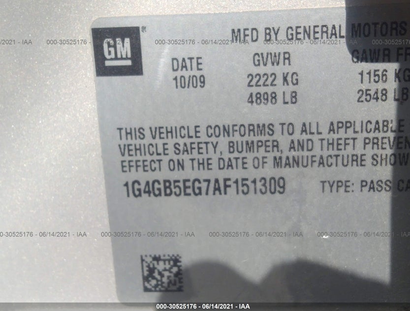 1G4GB5EG7AF151309