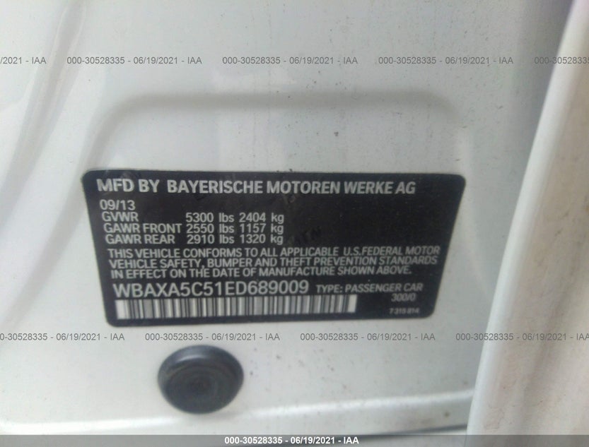 WBAXA5C51ED689009